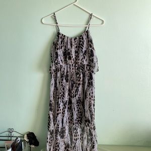 Forever21 Patterned Cheetah Maxi Dress